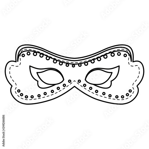 carnival mask accessory icon