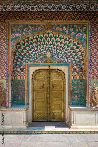 Fototapeta Naklejka Na Ścianę i Meble -  (Public place) City palace of Jaipur, Rajasthan, India