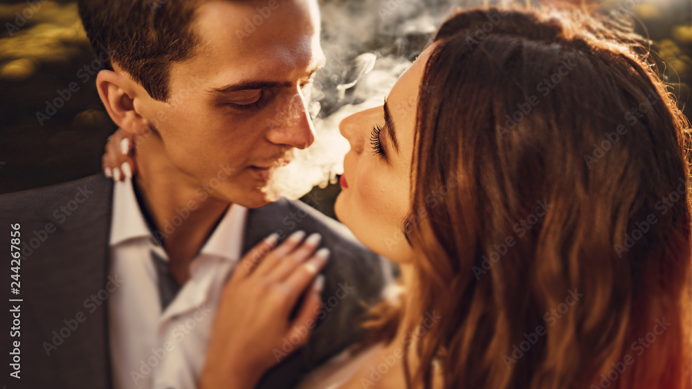 Happy couple.Wedding photo.Couple in love Happy couple.Wedding photo.Couple in love