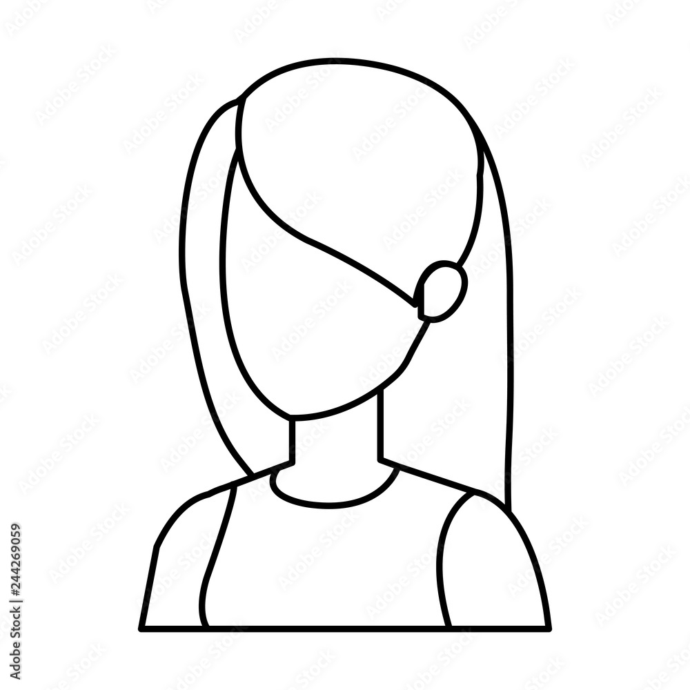beautiful and young woman character beautiful and young woman character