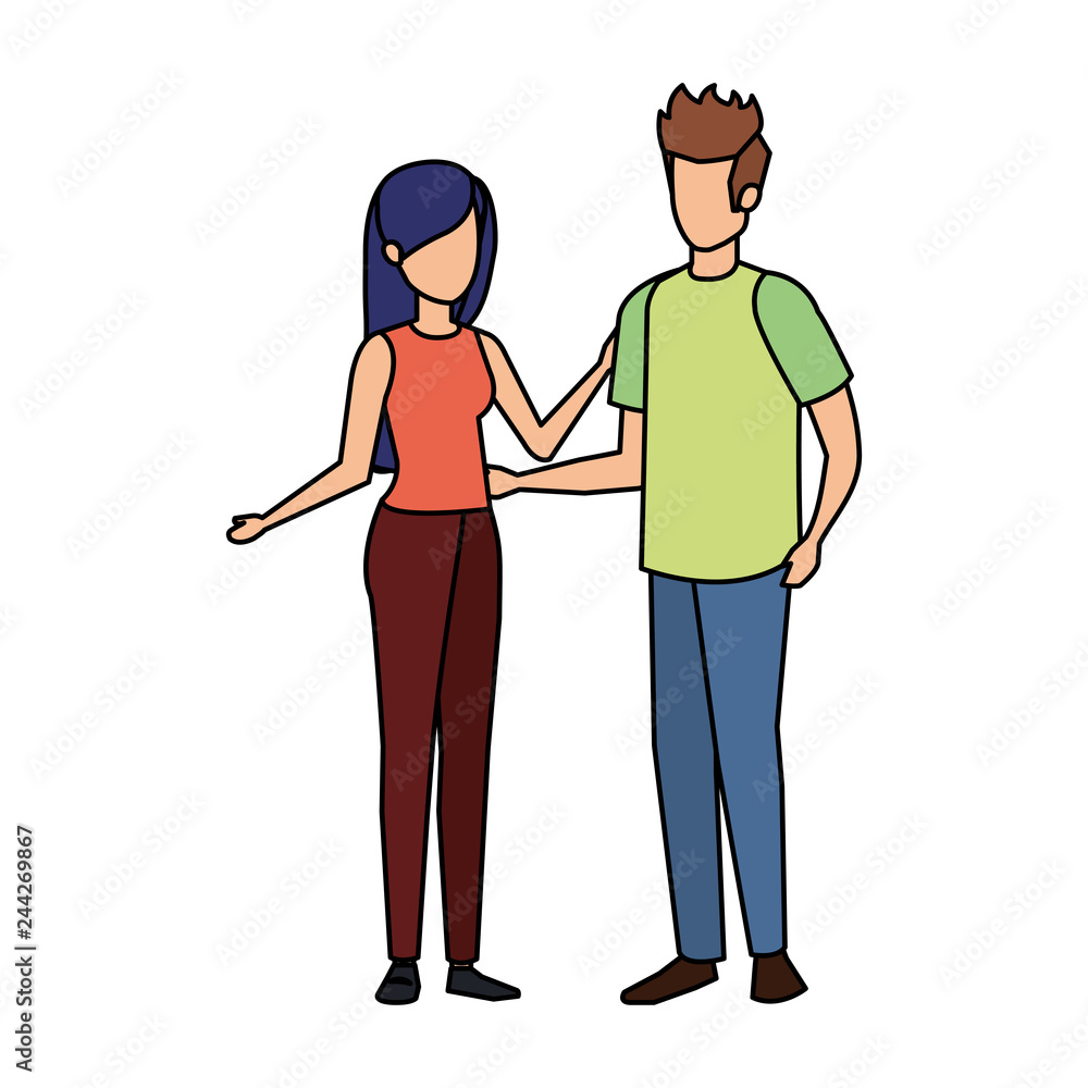 couple avatar characters icons couple avatar characters icons
