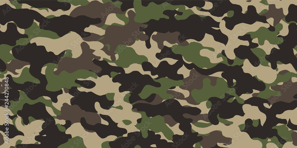 Camouflage background. Seamless pattern.Vector. 迷彩パターン Camouflage background. Seamless pattern.Vector. 迷彩パターン