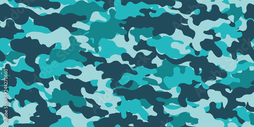 Camouflage background. Seamless pattern.Vector. 迷彩パターン