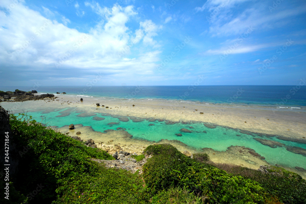 宮古島　東平安名岬の風景
