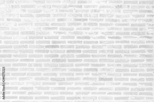 Modern white brick wall texture for background  Construction background or backdrop brick wall.