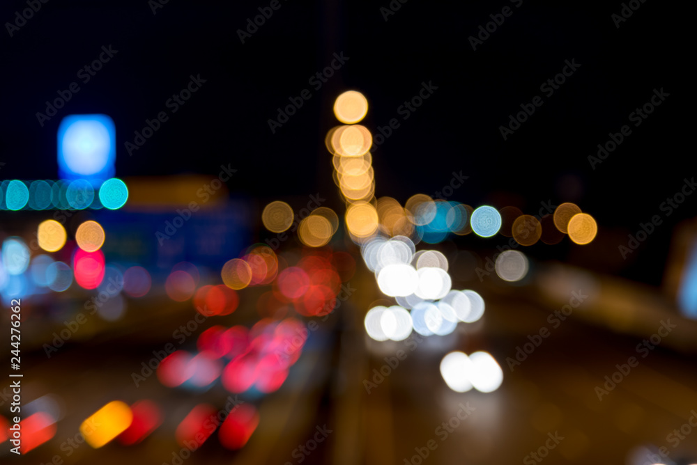 Fototapeta premium abstract light bokeh background,circular facula and beautiful wallpaper.