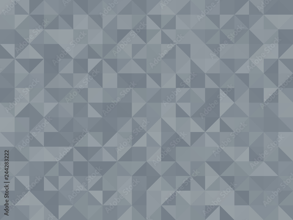 Fototapeta premium Gray abstract background. Geometric triangle pattern. Vector template