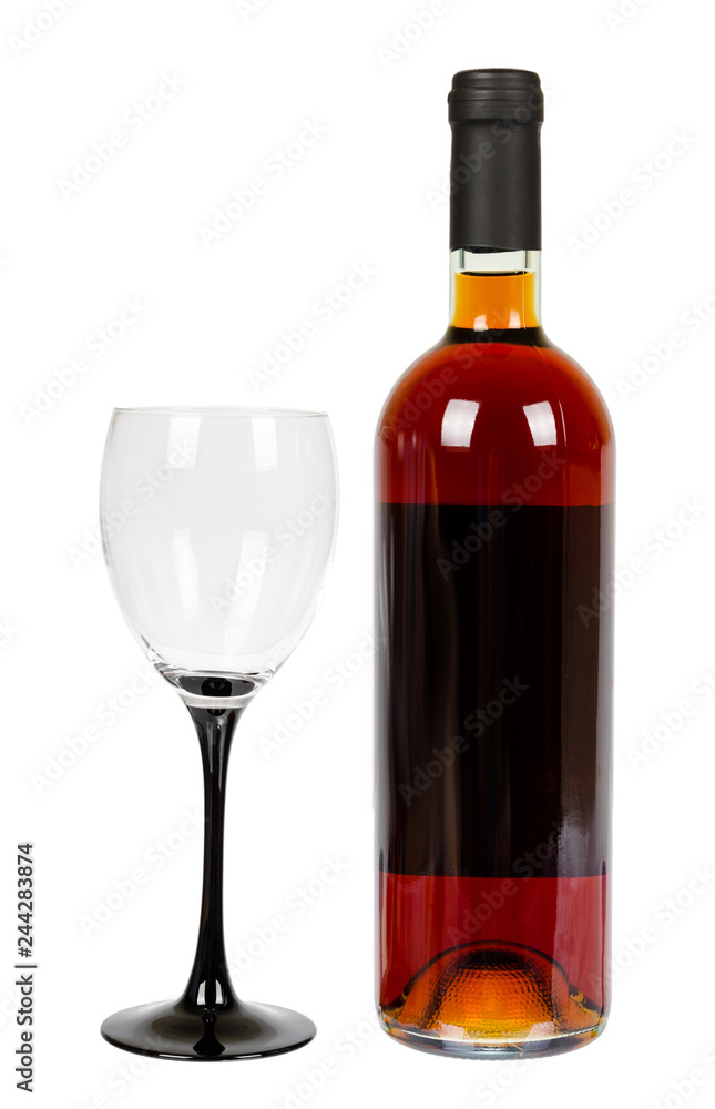 closed bottle of wine, alcohol and addiction concept closed bottle of wine, alcohol and addiction concept