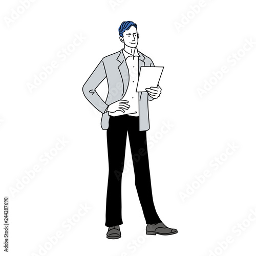 書類をもつ男性 シンプル ビジネスマン イラスト Stock Vector Adobe Stock 書類をもつ男性 シンプル ビジネスマン イラスト Stock Vector Adobe Stock