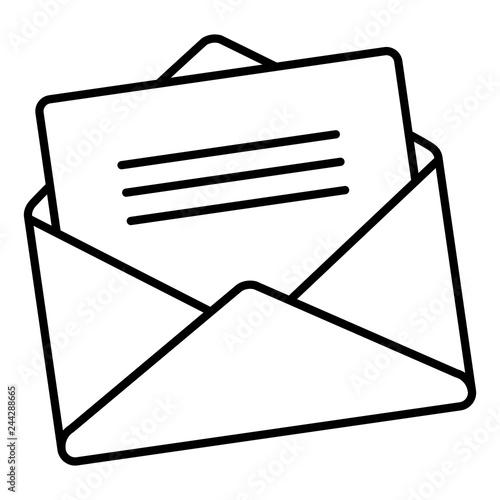 envelope mail isolated icon