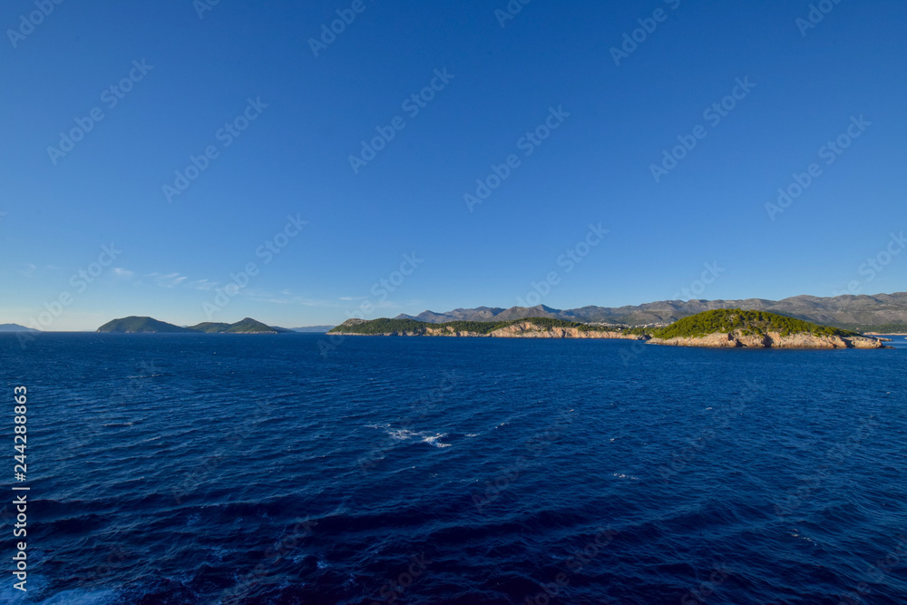 Fototapeta premium landscape in and around dubrovnik