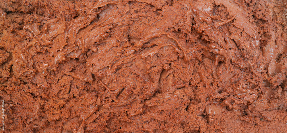 Milk chocolate ice cream texture. Milk chocolate ice cream texture.