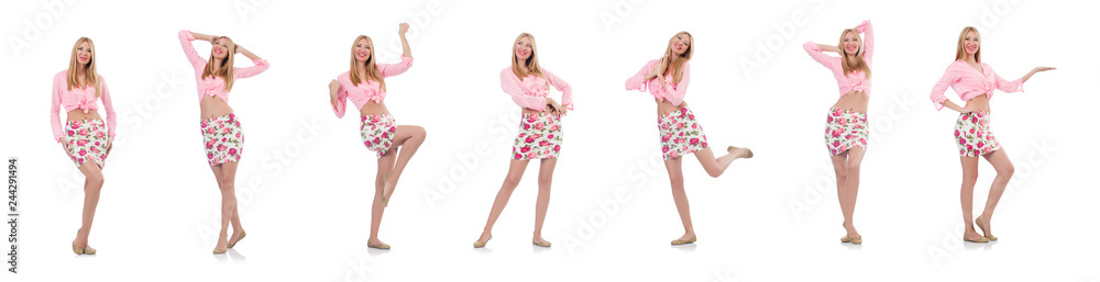Woman in fashion clothing concept Woman in fashion clothing concept