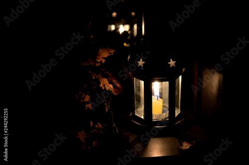 lantern and mirror