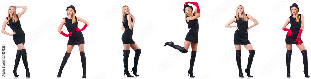 Beautiful woman wearing topboots Beautiful woman wearing topboots