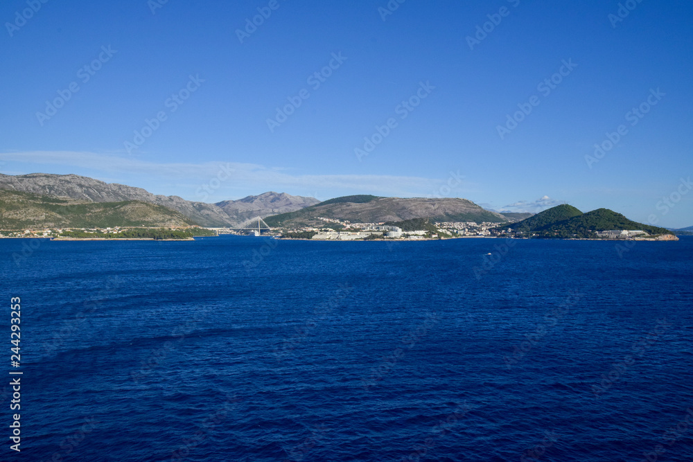 landscape in and around dubrovnik