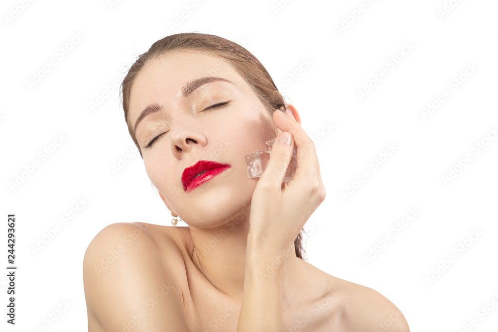 ice on face ice on face