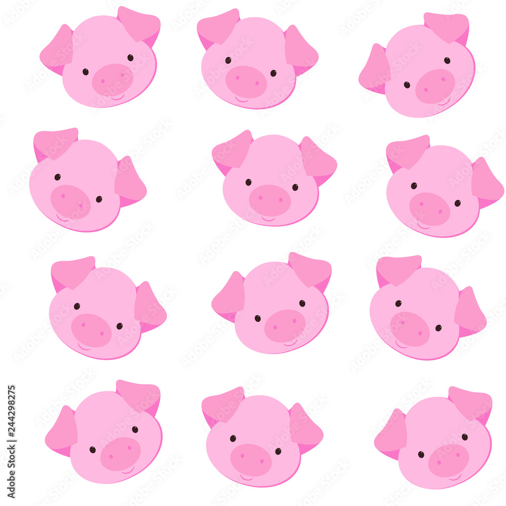 cute pig pattern cute pig pattern