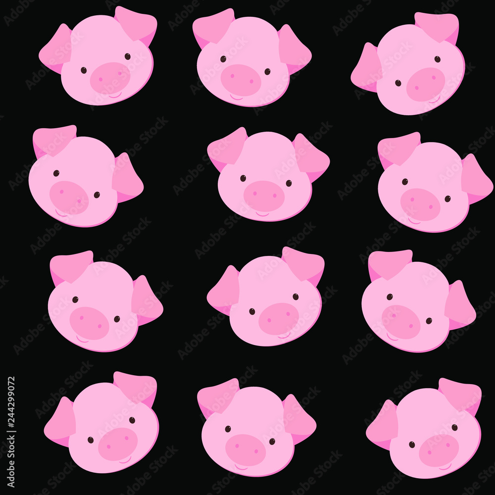 cute pig pattern cute pig pattern