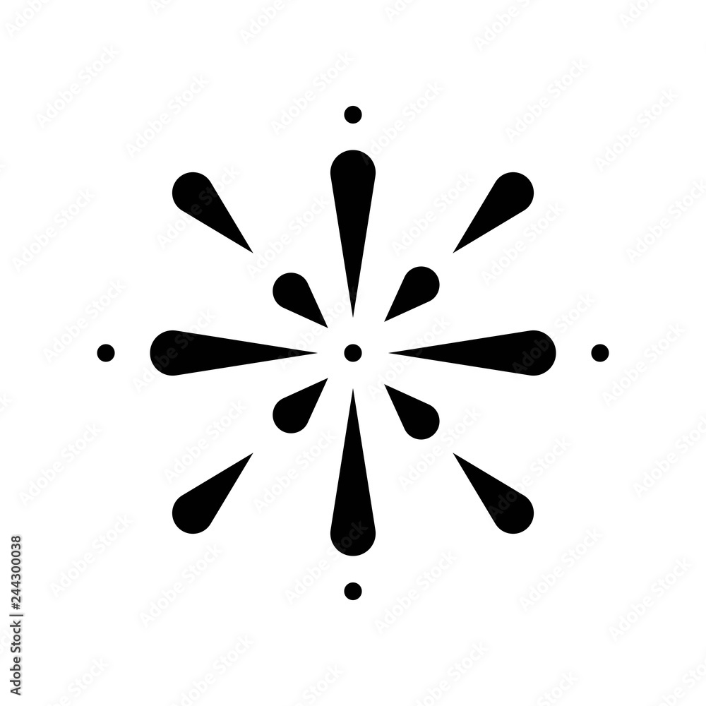 Firework vector, Chinese lunar new year solid icon Firework vector, Chinese lunar new year solid icon