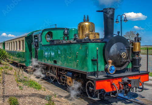 Locomotive à vapeur Baie de Somme, Picardie, France