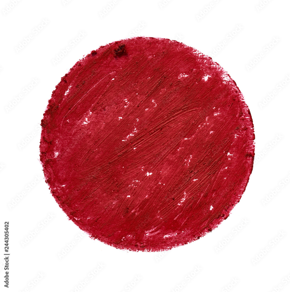 Fototapeta premium Lines drawn in a red cosmetic pencil