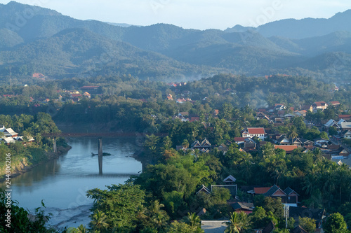 panoramic view of the Luang Prabang landscape