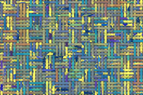 Woven mat  rattan  texture for design background.