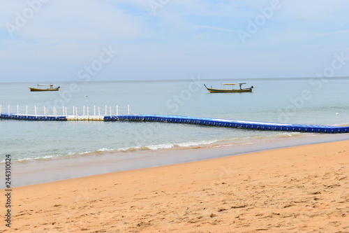 Beautiful lonely beach in Khao Lak in Thailand, Asia