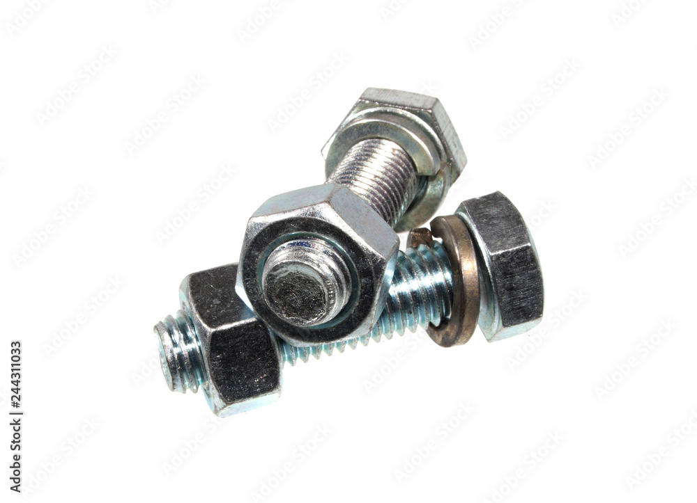 bolt isolated on white background bolt isolated on white background