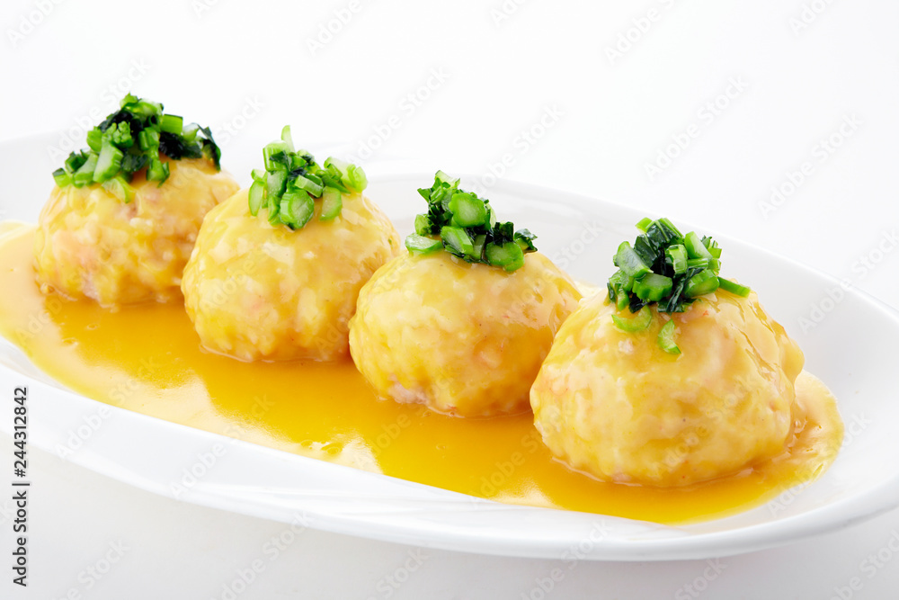 Delicious Chinese cuisine, big meatballs Delicious Chinese cuisine, big meatballs