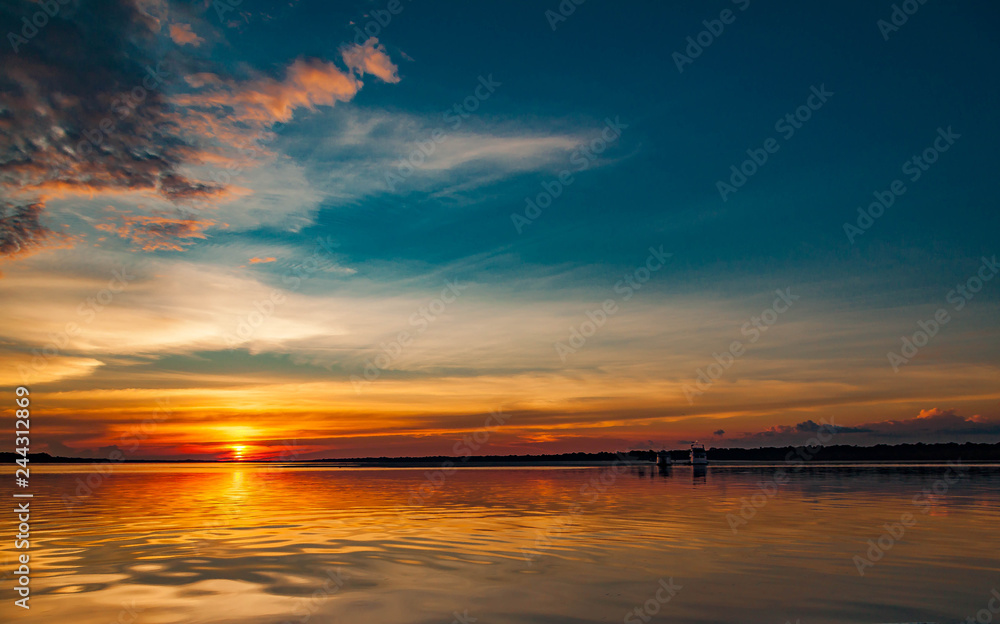 Naklejka premium RIO NEGRO- AMAZONAS - BRASIL