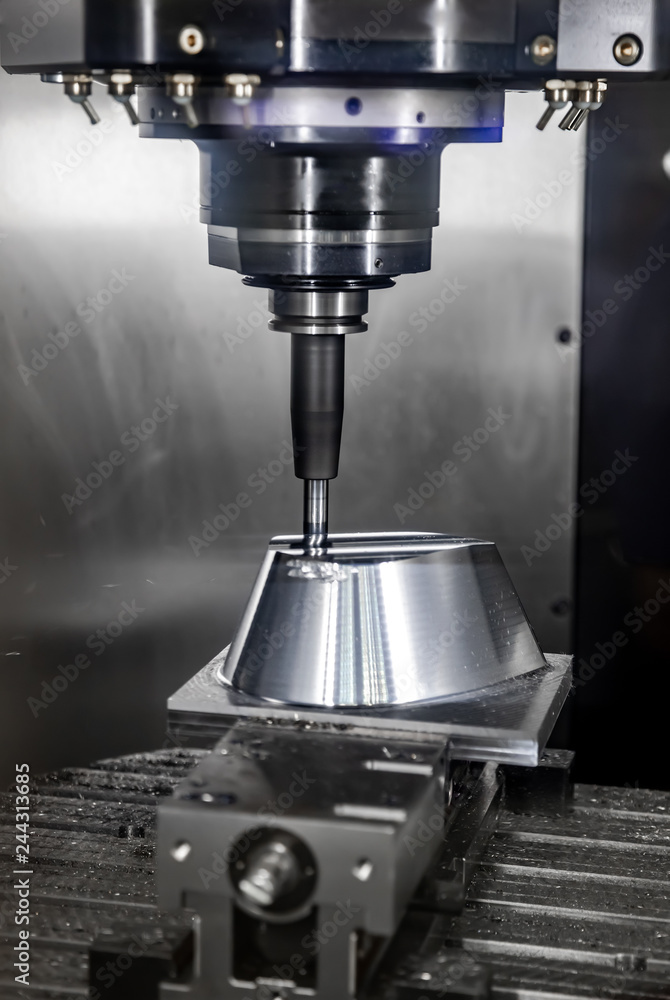 Metalworking CNC milling machine. Metalworking CNC milling machine.