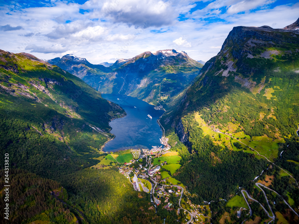 Geiranger fjord, Norway.