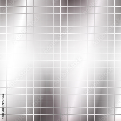 The modern high tech background of gray squares and a glow.
