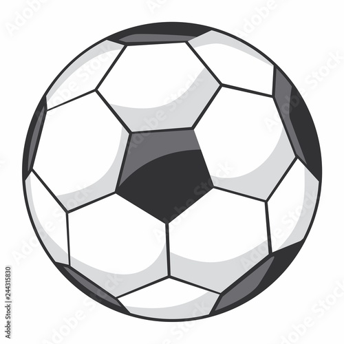 Vector illustration of a soccer  soccer-ball
