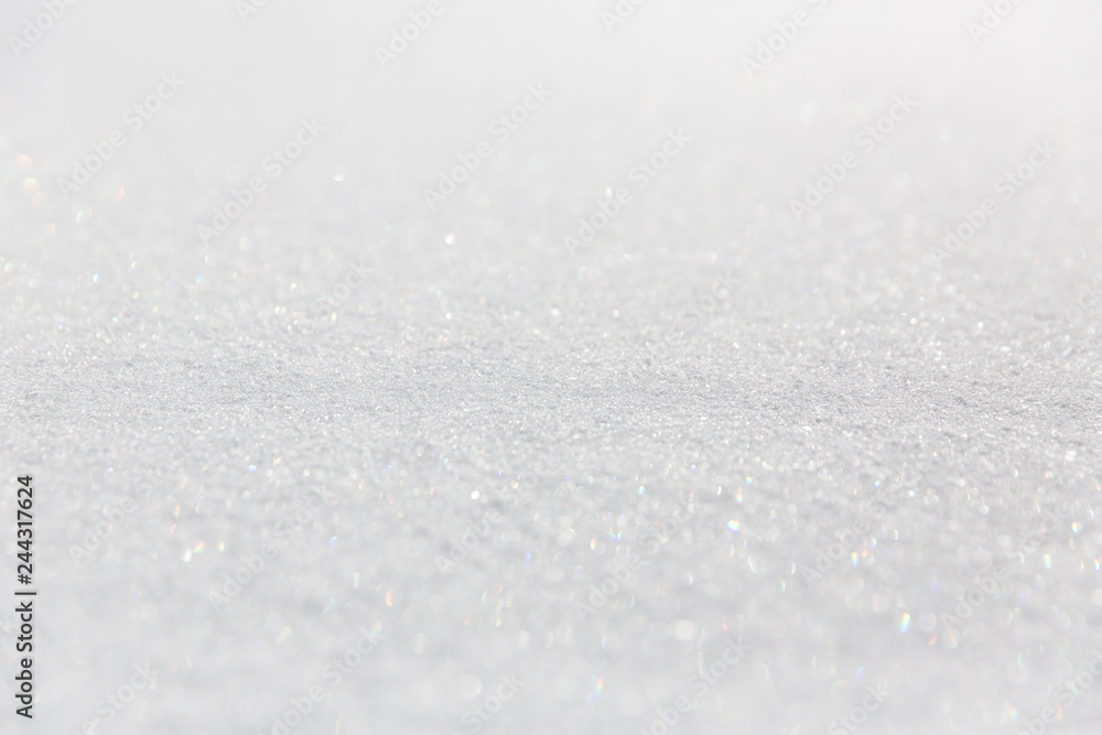 Obraz premium Snow texture with perspective or winter white background