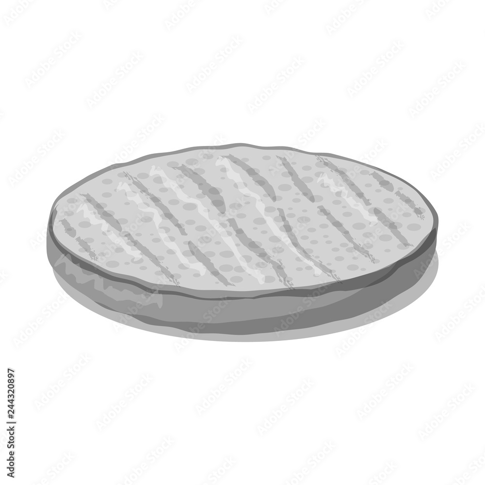 Isolated object of burger and sandwich symbol. Collection of burger and slice stock vector illustration. Isolated object of burger and sandwich symbol. Collection of burger and slice stock vector illustration.