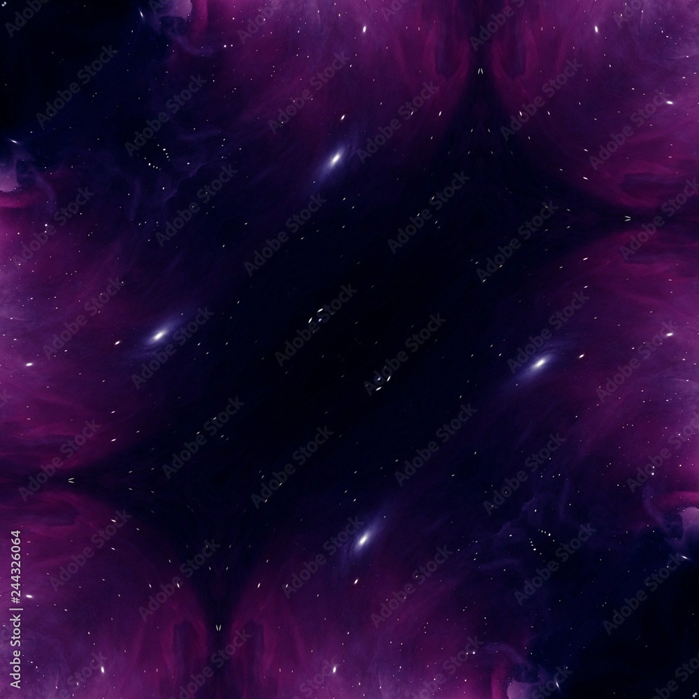 Obraz premium Abstract watercolor background in fantasy colors. Graphic liquid painting cosmic art. Fashion pattern for design. Fractal artwork. 