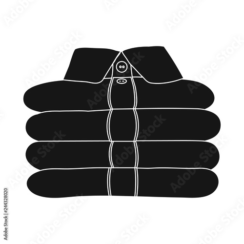 Isolated object of laundry and clean logo. Collection of laundry and clothes stock symbol for web.