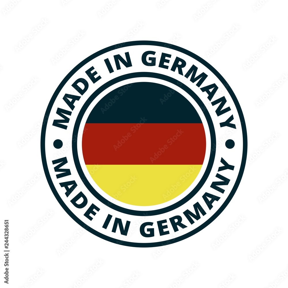 Made in Germany label illustration Made in Germany label illustration