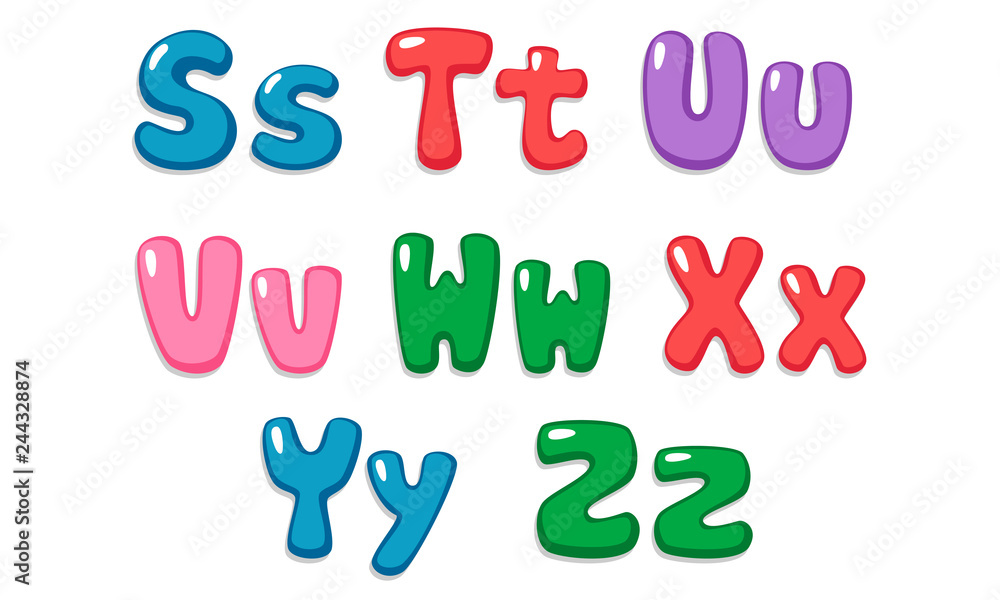 Candy color kid font part 3 Candy color kid font part 3