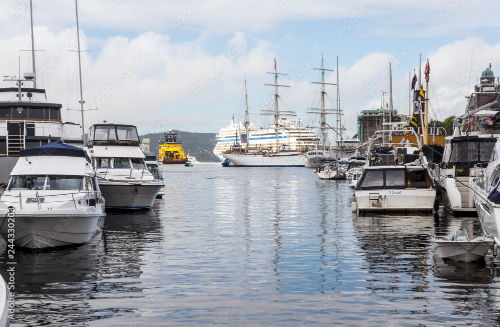 Ship in Stavanger, in Norway