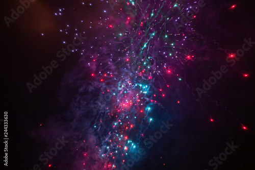 Festive firework, abstract background