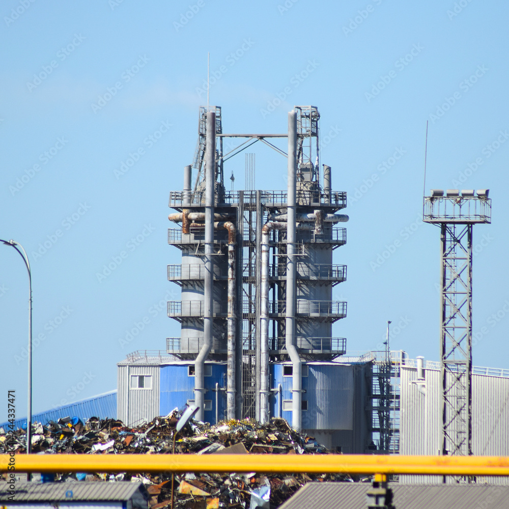 Big plant for processing scrap metal Big plant for processing scrap metal
