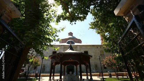 Bursa Ottoman Yesil Turbe Mosque Sadirvan photo