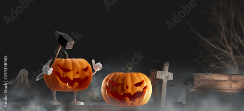 Halloween background funny ...