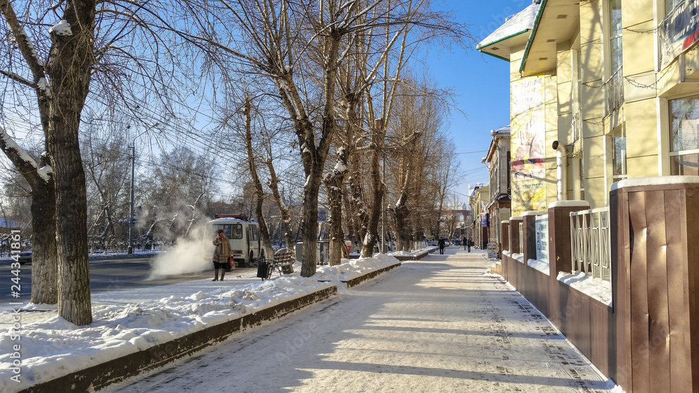 street in winter