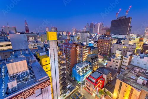 Shinjuku, Tokyo, Japan Cityscape at Twilight photo