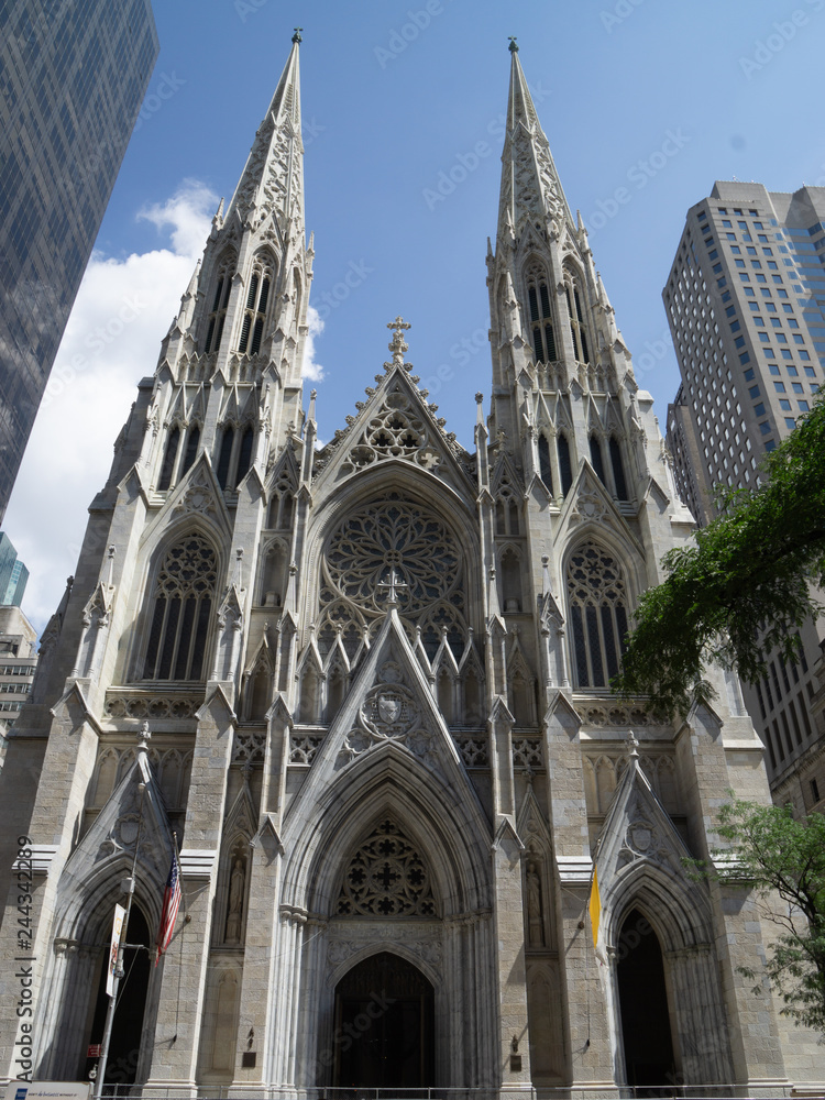 Cathedral of St. Patrick (commonly called St. Patrick's Cathedral) Manhattan, New York, USA